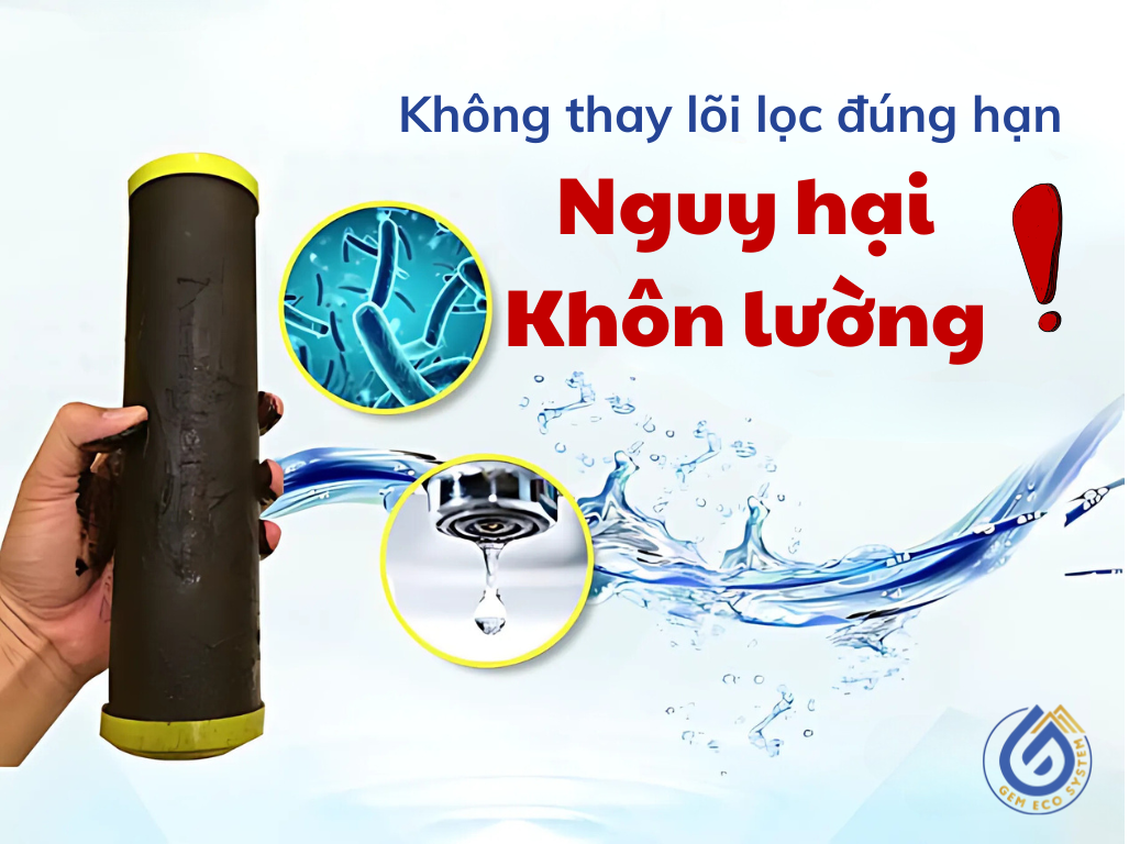 Không thay lõi lọc nước đúng hạn – Nguy hại khôn lường!